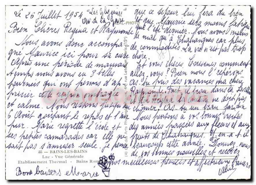 Bains-les-Bains — vue générale — Établissement Thermal — Reverso