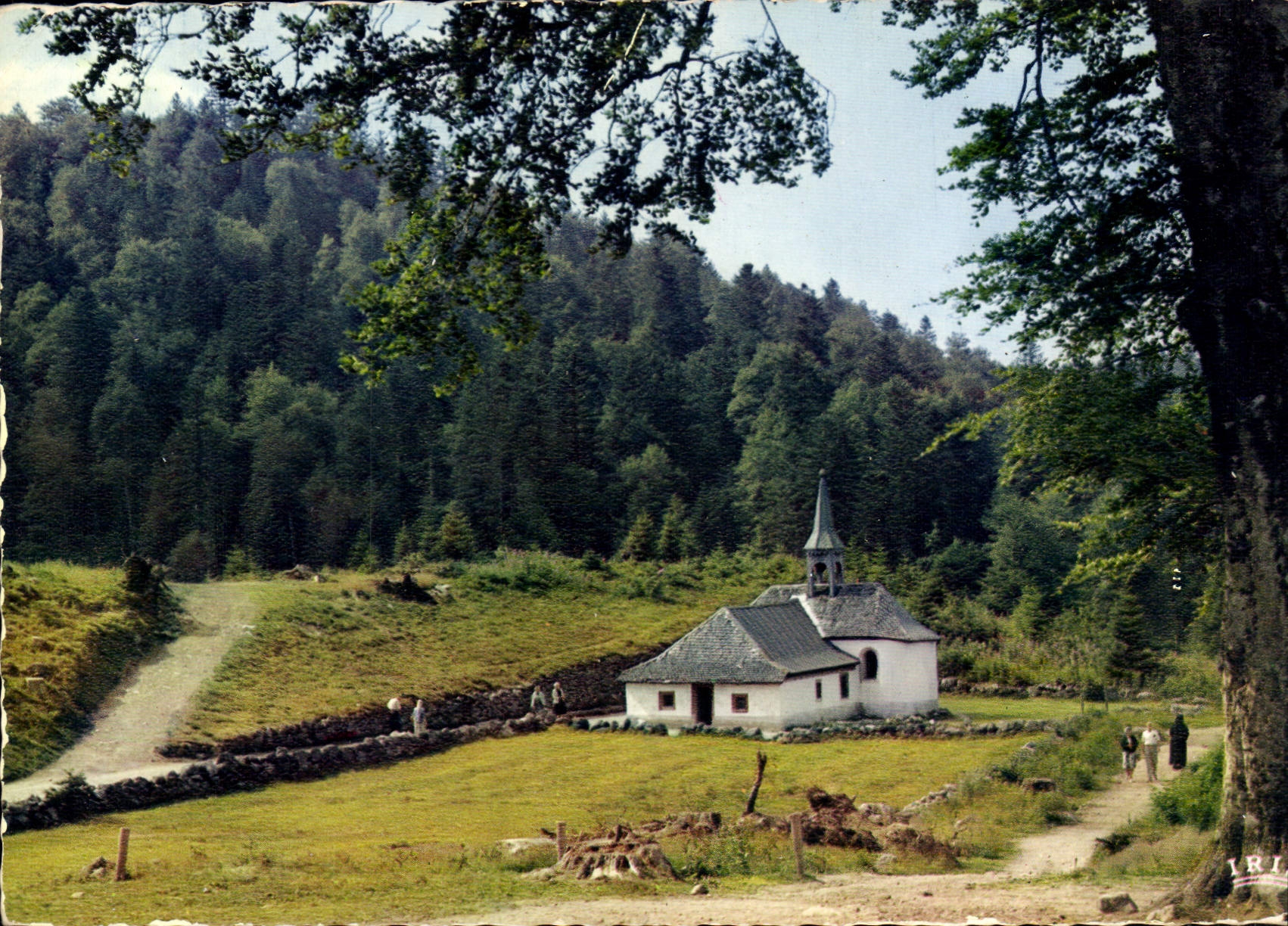 CPSM Ventron Vosges Ermitage et Chapelle du venerable 