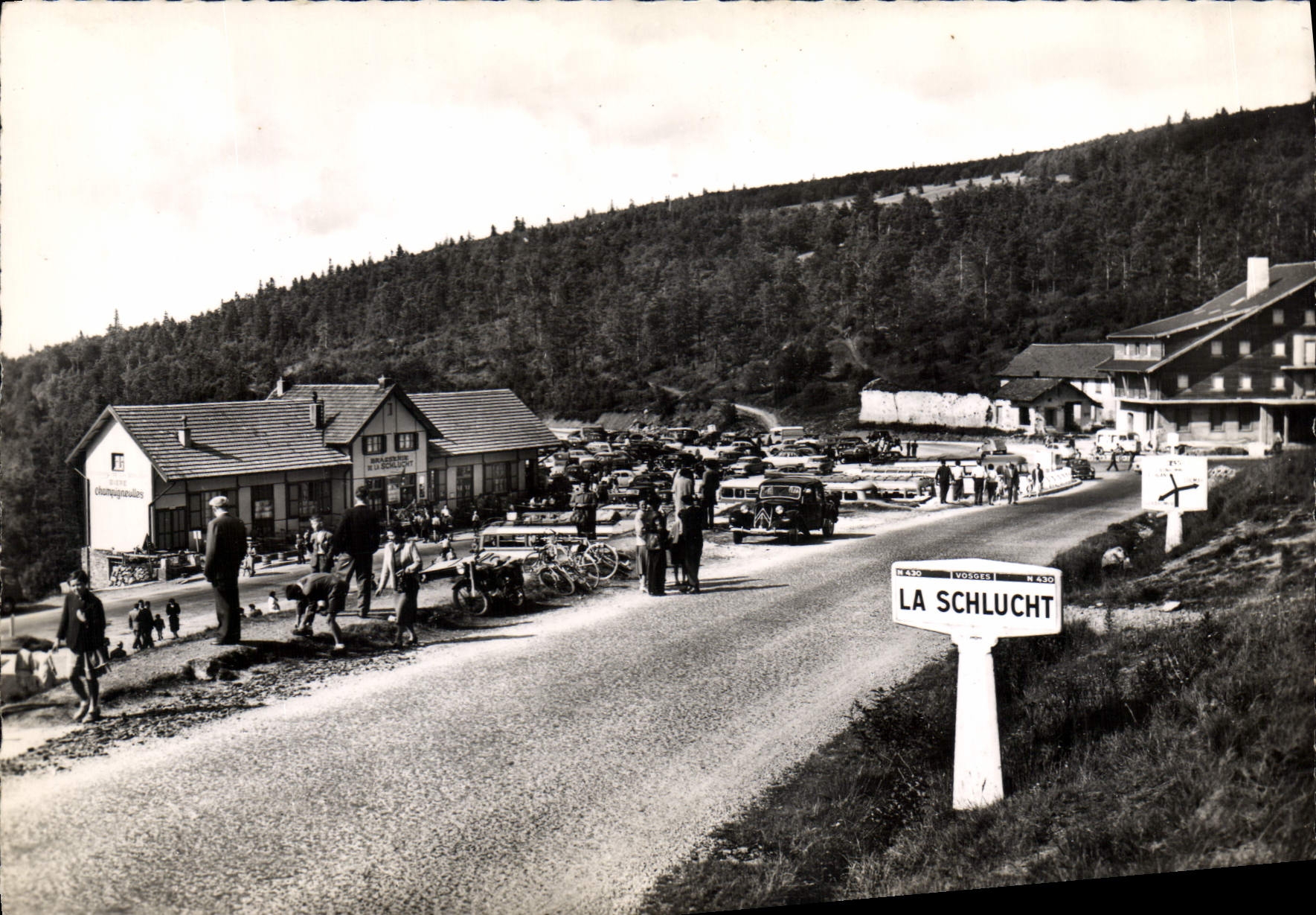 CPSM Les Voges Pittoresques Le Col de La Schlucht 