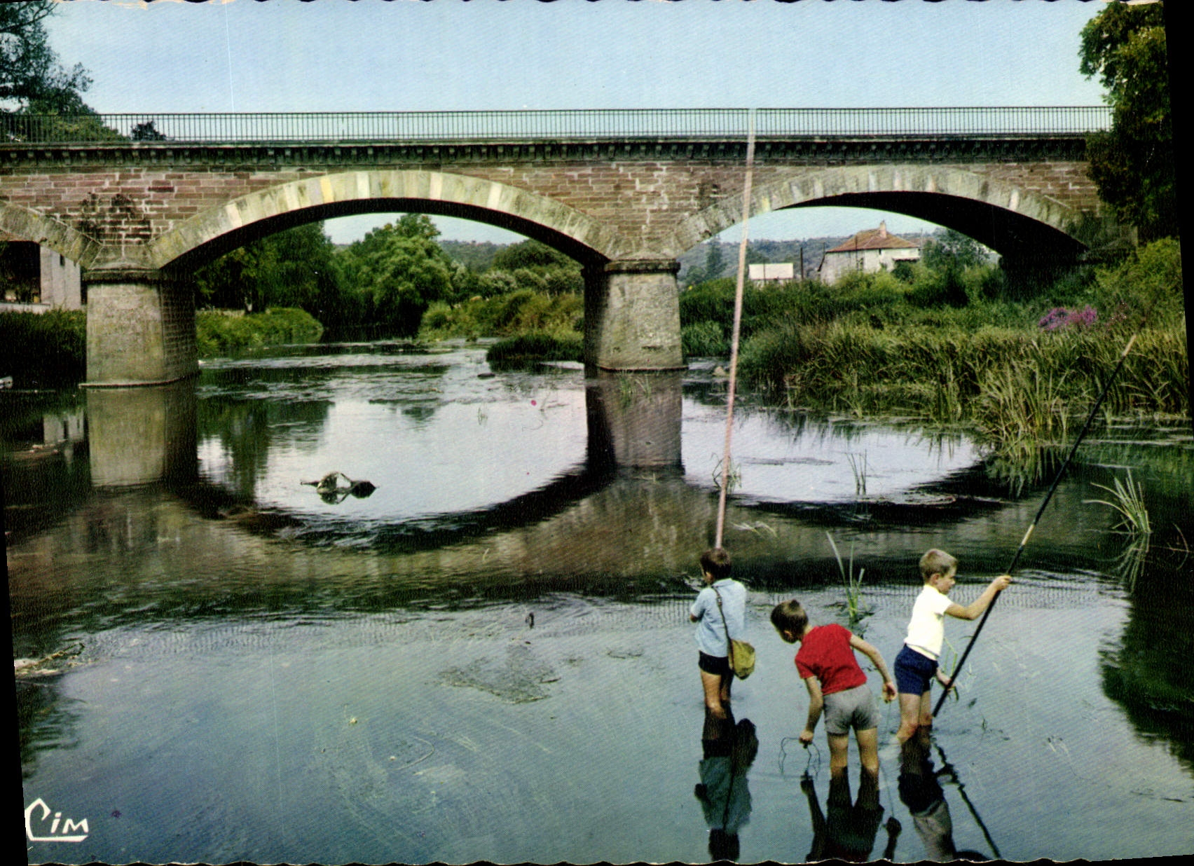 CPSM Mirecourt Le Pont Neuf 