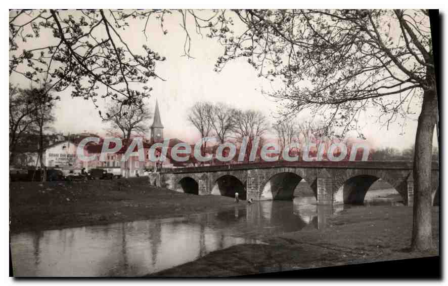 CPSM Mirecourt Vosges Le Madon Pont du Faubourg 