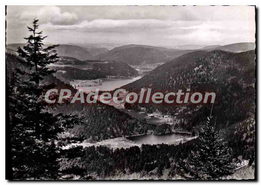 CPSM Les Vosges La Valle des Lacs Retournemert et Longemer 