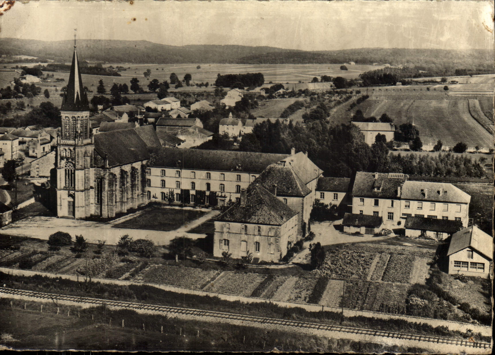 CPSM Autrey Vosges Le Seminaire Notre Dame Ancienne Abbaye 