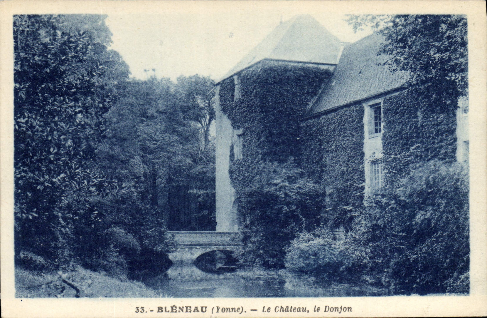 CPA Bleneau Yonne Le Chateau le Donjon 
