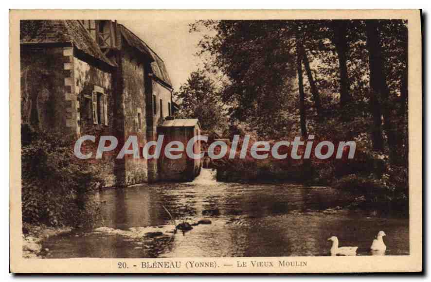 CPA Bleneau Yonne Le Vieux Moulin 