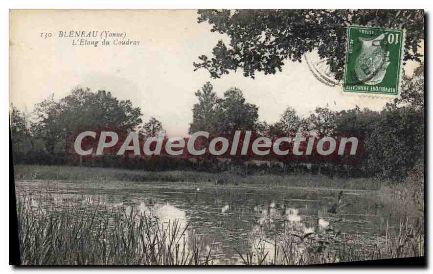 CPA Bleneau Yonne L'Etang du Coudray 