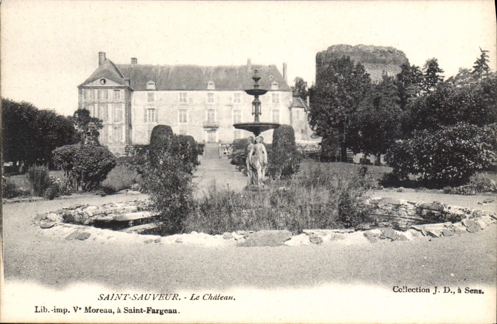 CPA Saint Sauveur Le Chateau 
