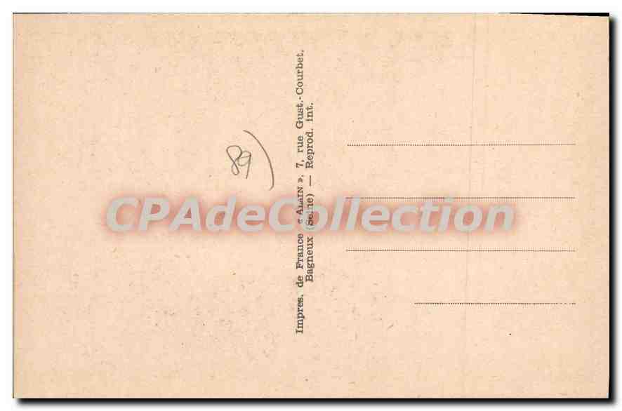Champlost (Yonne) - Monument aux Morts 1914-1918 — Alain — Verso