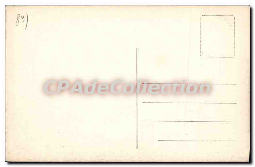 CPA Druyes Yonne Le Chateau vu de la Cave oux Fies  — Verso