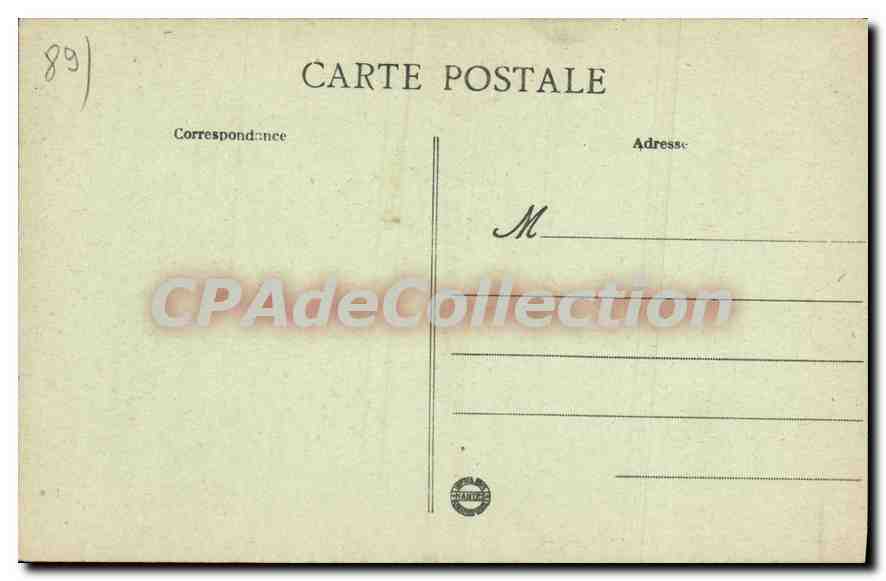 CPA Esnon Le Chateau  — Verso