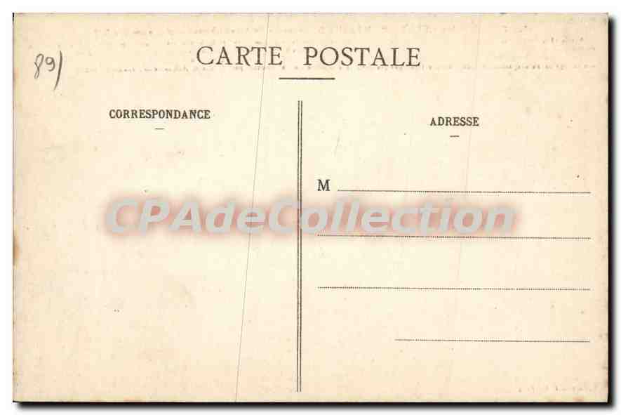 Druyes-les-Belles-Fontaines (Yonne) — Le Vieux Château féodal, ensemble Sud — Collection J. D. Sens — Reverso