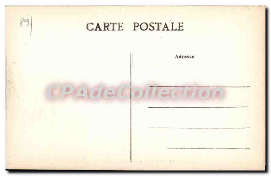 Mailly-le-Château — La Tour du vieux Château — Collection J. Dac — Rückseite