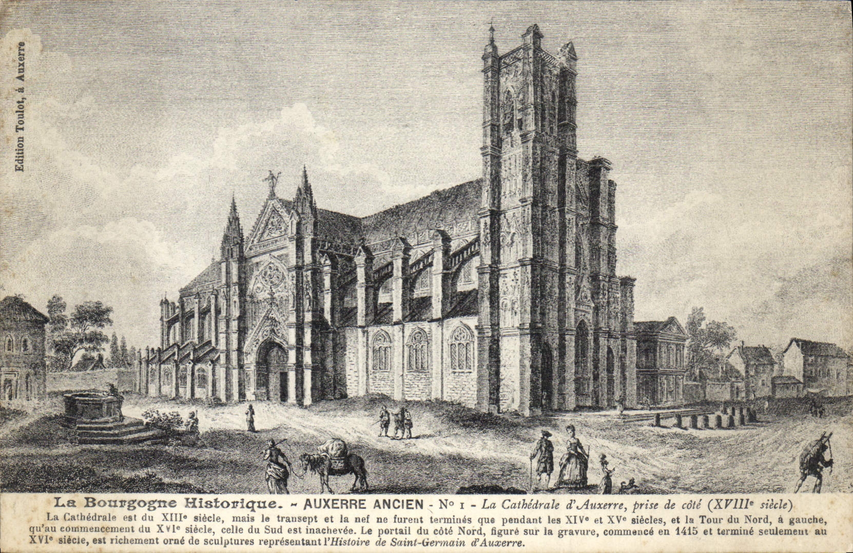 CPA La Bourgogne Historique Auxerre Ancien 