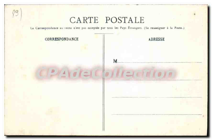 CPA La Bourgogne Historique Auxerre Ancien  — Verso