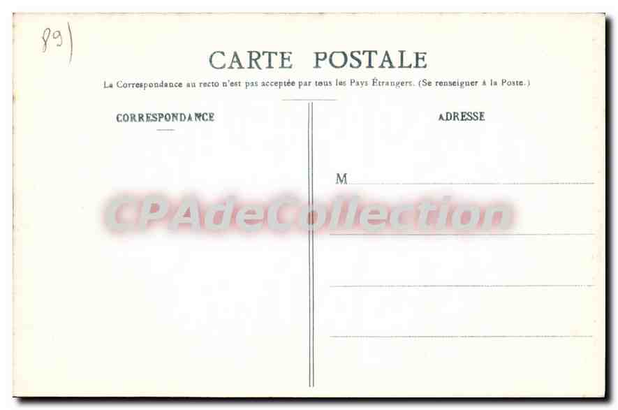 CPA La Bourgogne Historique Auxerre Ancien  — Verso