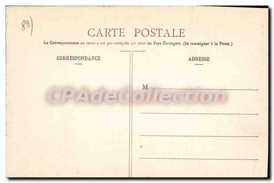 CPA La Bourgogne Historique Auxerre Ancien  — Verso