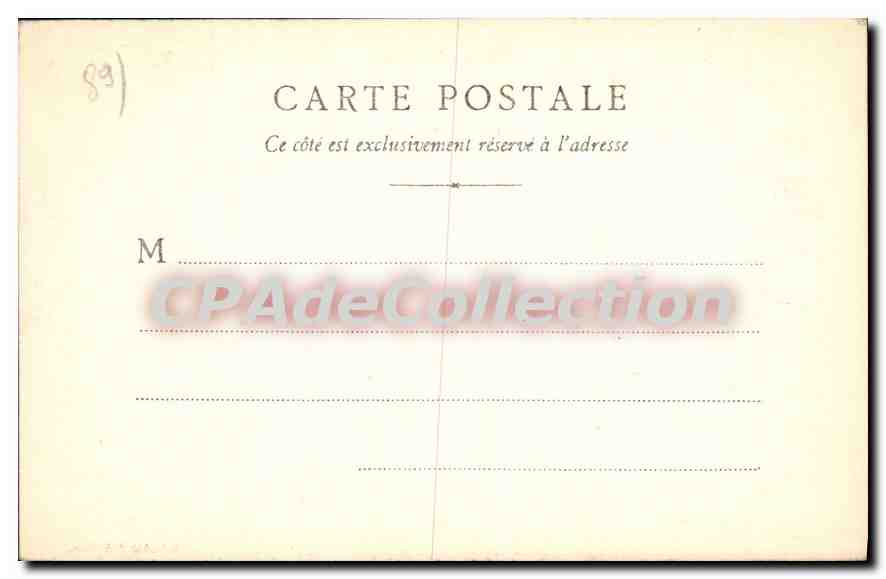 Petite vue de la Porte Auxerroise, à Avalon — gravée par M. Dene — Collection J. D. Sens, n° 63 — Back