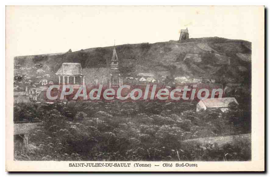 CPA Saint Julien du Sault Yonne Cote Sur Ouest 