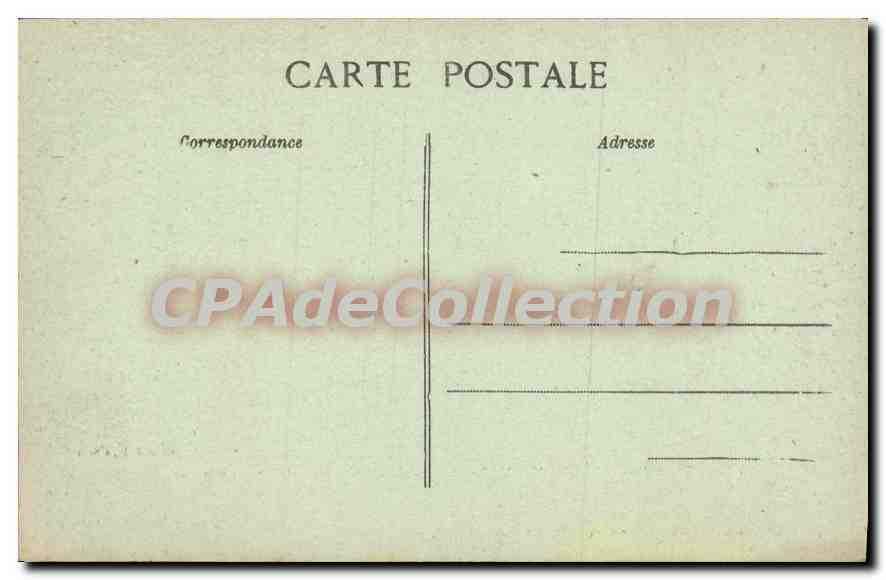 CPA Saint Florentin Yonne Les Escaliers de la Montagne  — Back
