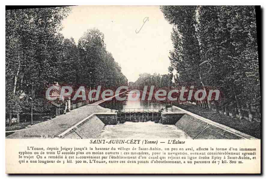 CPA Saint Aubin Cezy Yonne L'Eglise 