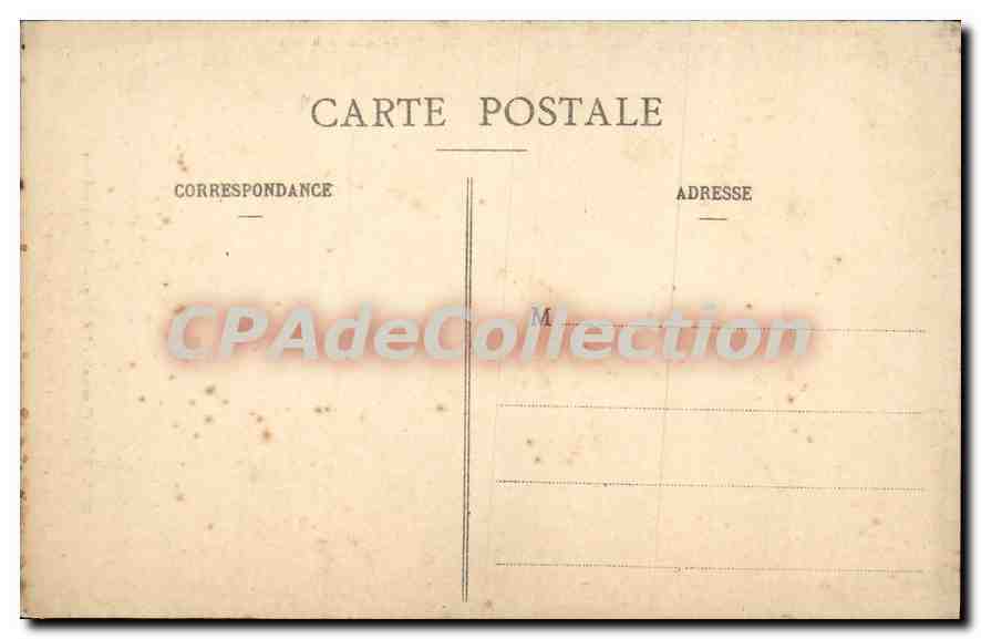 CPA Montreal Yonne L'Eglise Chaire a precher  — Back