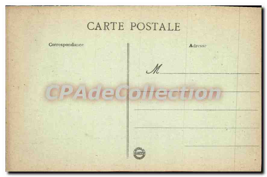 Druyes (Yonne) — Le Château, restes de la grande salle — Collection J. D., Sens — Achterkant