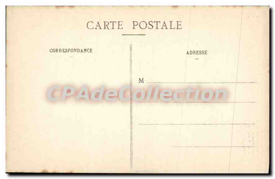 CPA Druyes Yonne Eglise Facade Ouest  — Verso