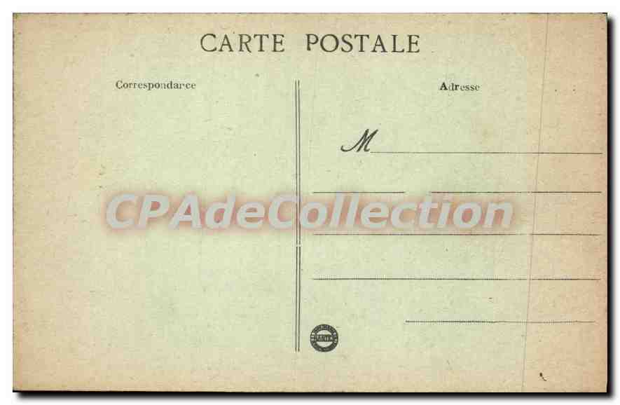 Druyes (Yonne) — Le Château du Boulay — Collection J. D. Sen — Verso