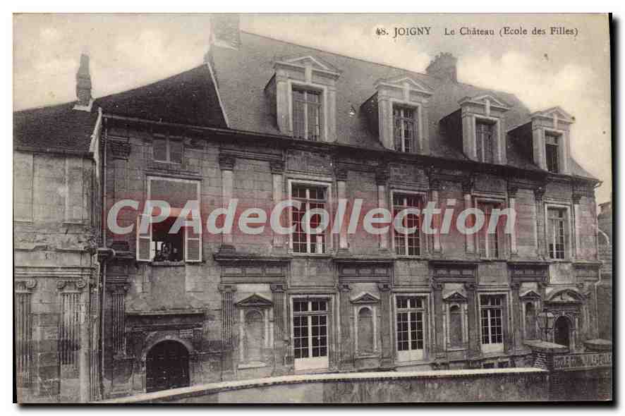 CPA Joigny Le Chateau Ecole des Filles 