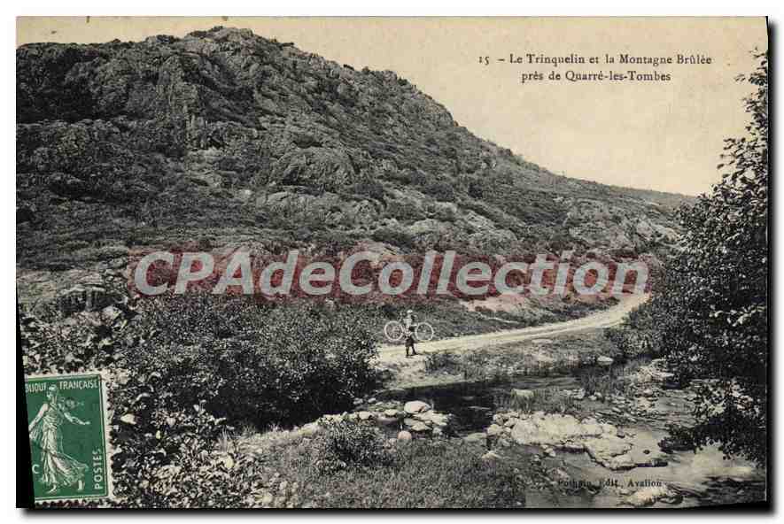 Le Trinquelin et la Montagne Brûlée — près de Quarré-les-Tombes — Polhigna Édit. Avalion