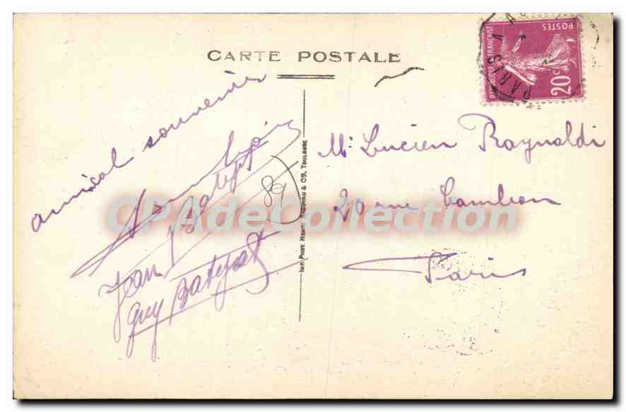 CPA Villeneuve la Guyard Les bords de I'Yonne Pont de Nisy  — Back