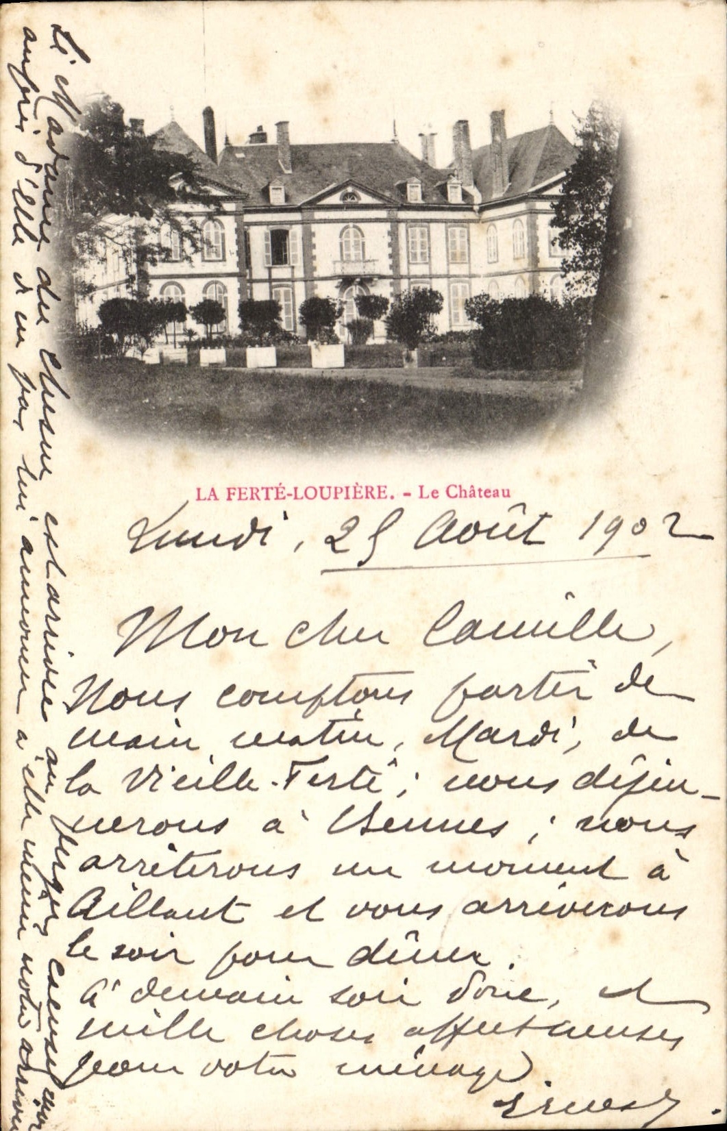La Ferté-Loupière — Le Château — Éditeur inconnu, n° de série non visible