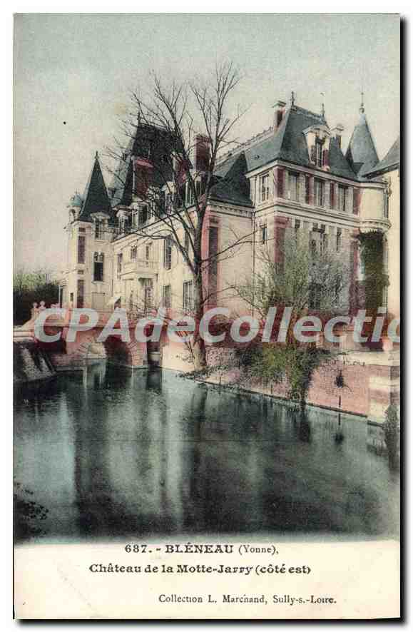 CPA Bleneau Yonne Chateau de la Motte Jarry cote est 