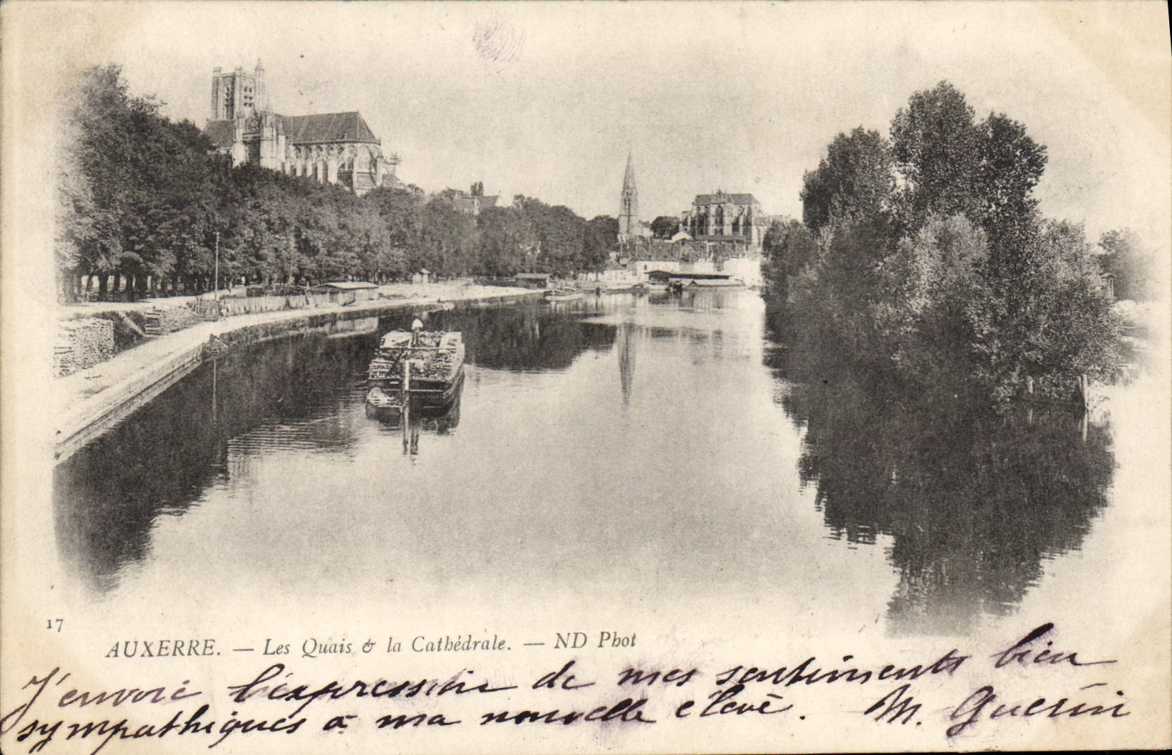 Auxerre — Les Quais & la Cathédrale — ND Pbot