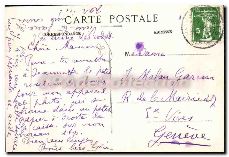 CPA Les Ponts de Laroche et de Charmoy  — Back