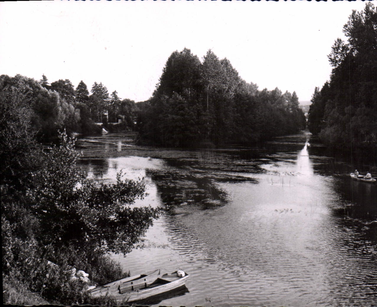 L'île de Vincelottes — Vincelles (Yonne) — Photo de collection