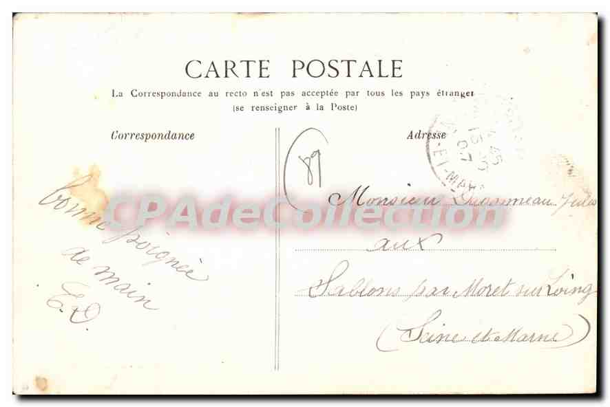 Auxerre - Vue Générale prise des Ocreries — Nordmann, éditeur, Auxerre — Rückseite