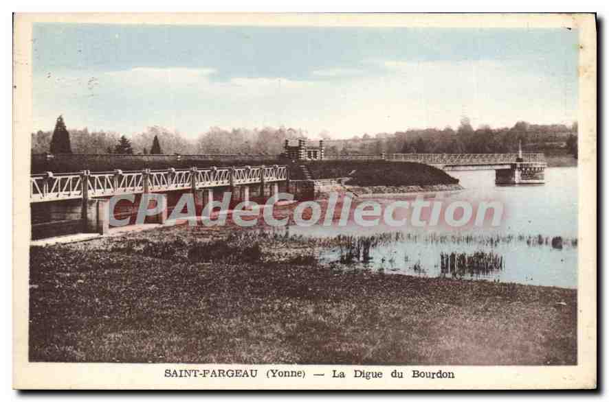 Saint-Fargeau (Yonne) — La Digue du Bourdon