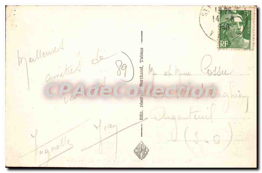 Saint-Fargeau (Yonne) — La Digue du Bourdon — Reverso