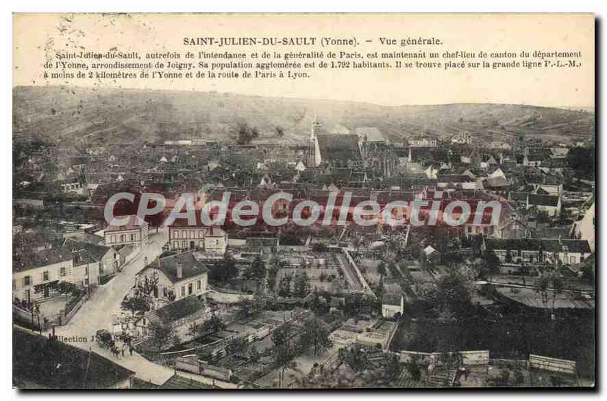 Saint-Julien-du-Sault (Yonne) — Vista general — editor desconocido, número de serie no visible
