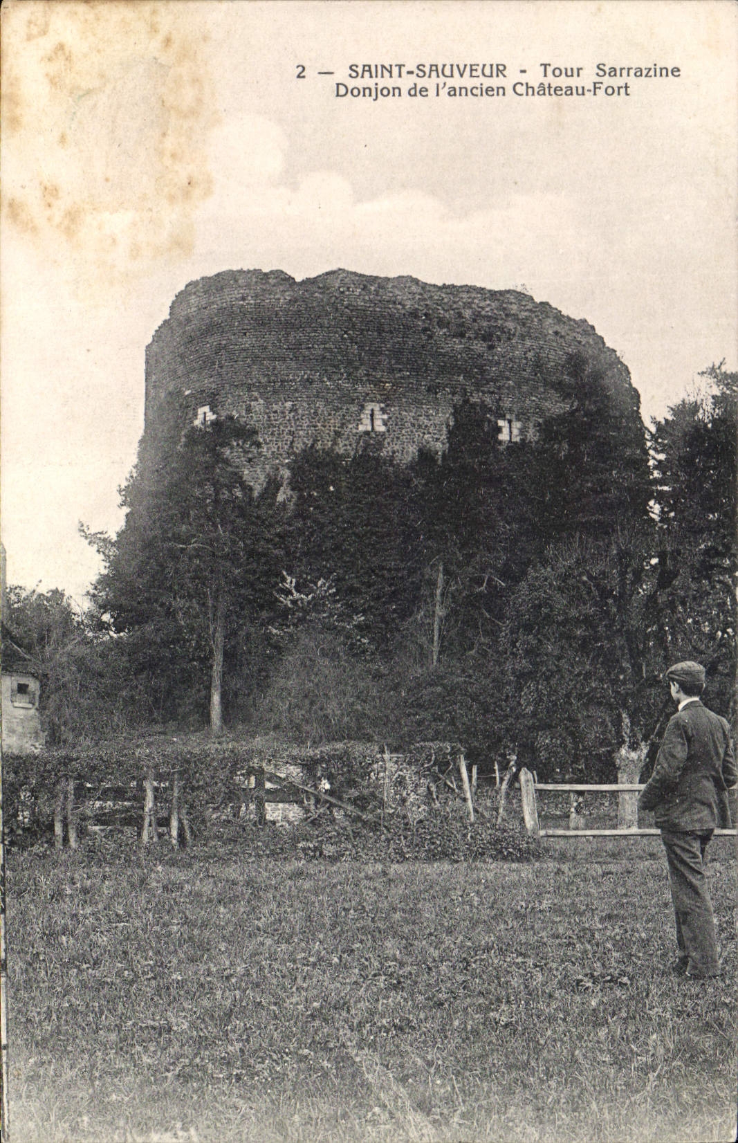 Saint-Sauveur — Tour Sarrazine, Donjon de l'ancien Château-Fort — éditeur inconnu, n° 2