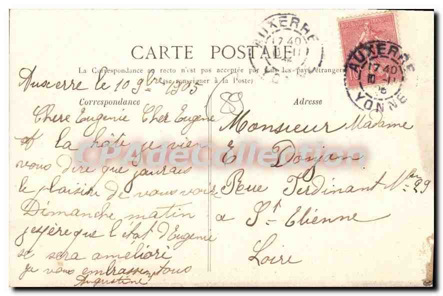 Auxerre — L'Yonne, l'Église St-Germain et l'Hôpital — Édition Touron — Reverso