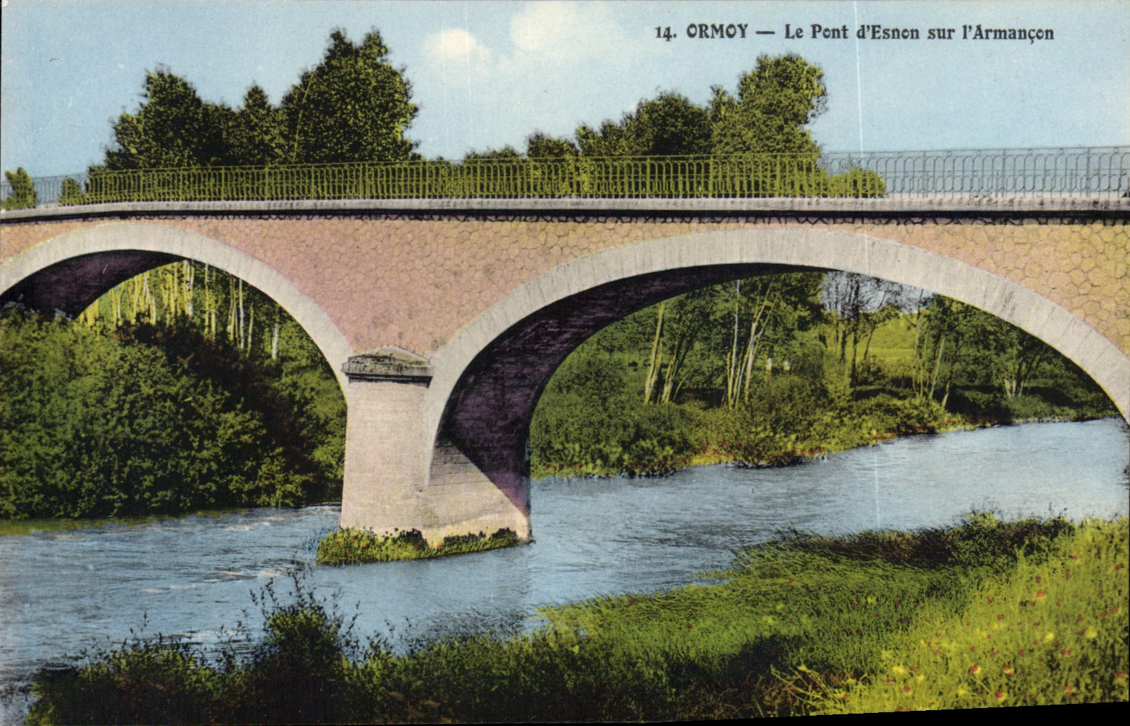 Ormoy — Le Pont d'Esnecon sur l'Armançon — série 14