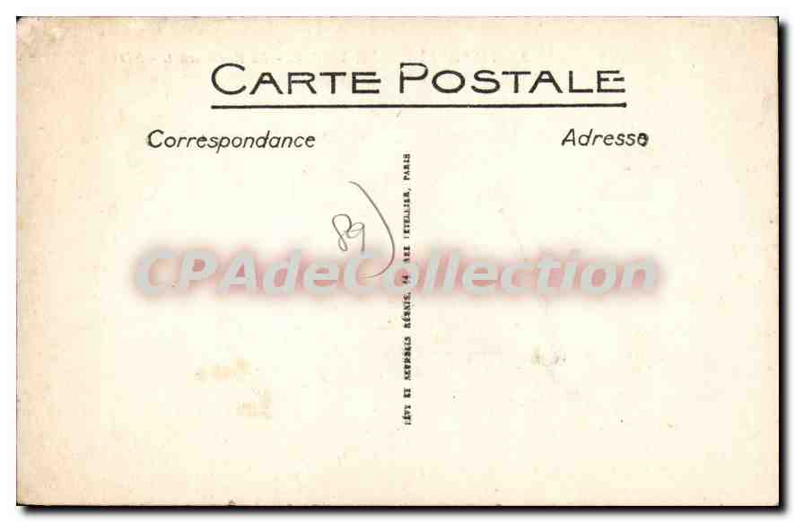 Villeneuve-sur-Yonne — La Rue Carnot — ND — Éditeur : ADE LIGNAN — Achterkant