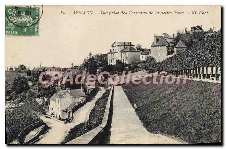 Avallon — Vue prise des Terreaux de la petite Poste — ND Phot.