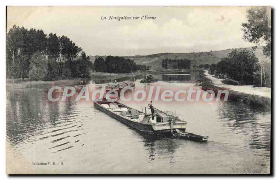 La Navigation sur l'Yonne — Collection P. R. - S.