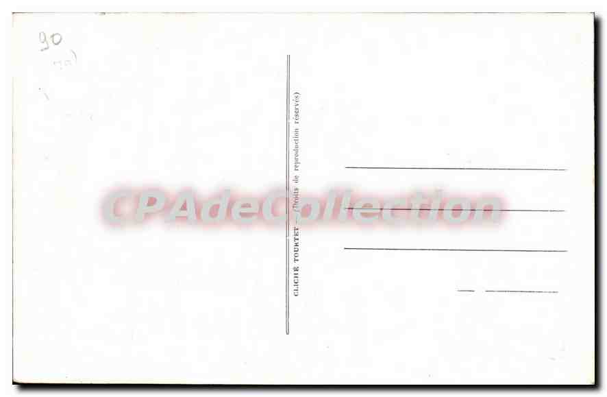 CPA Ballon d'Alsace  Chalet Bonaparte en Hiver  — Rückseite