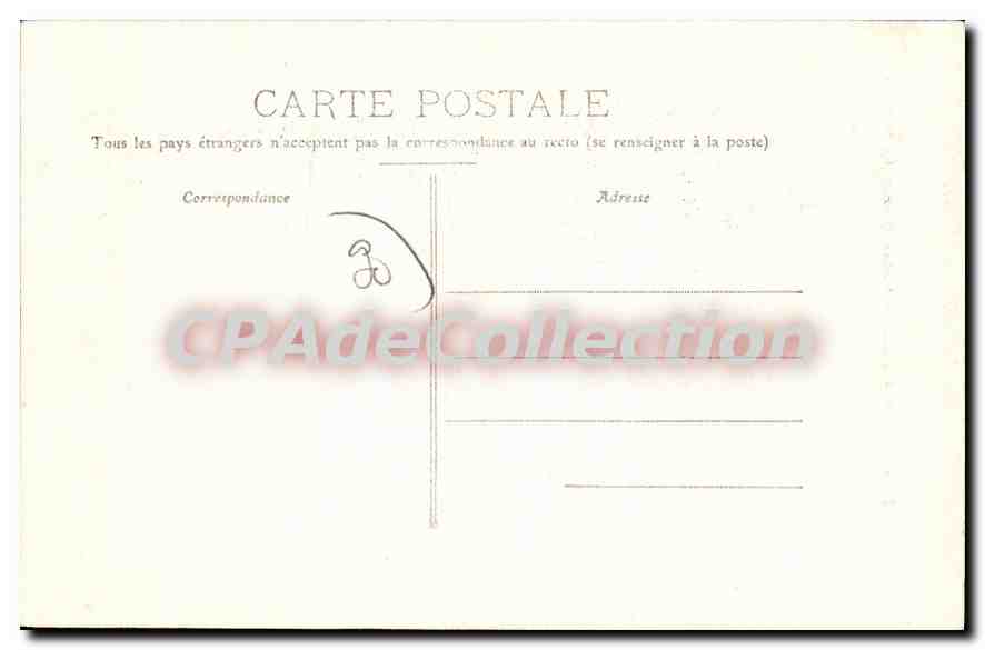 CPA Au Ballon d'Alsace Notre Dame du Ballon  — Rückseite