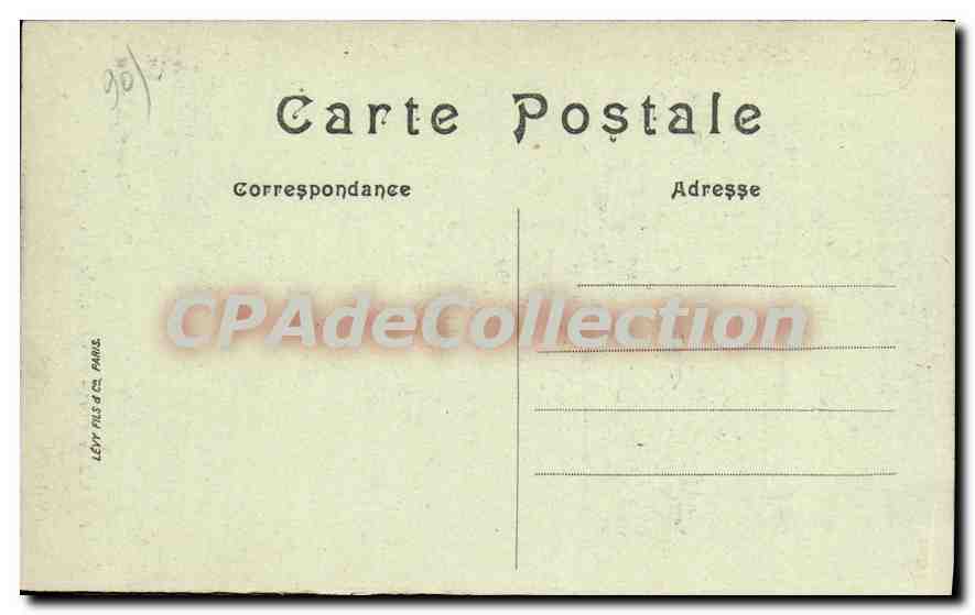 CPA Anjoutey Territoire de Belfort L'Eglise  — Rückseite