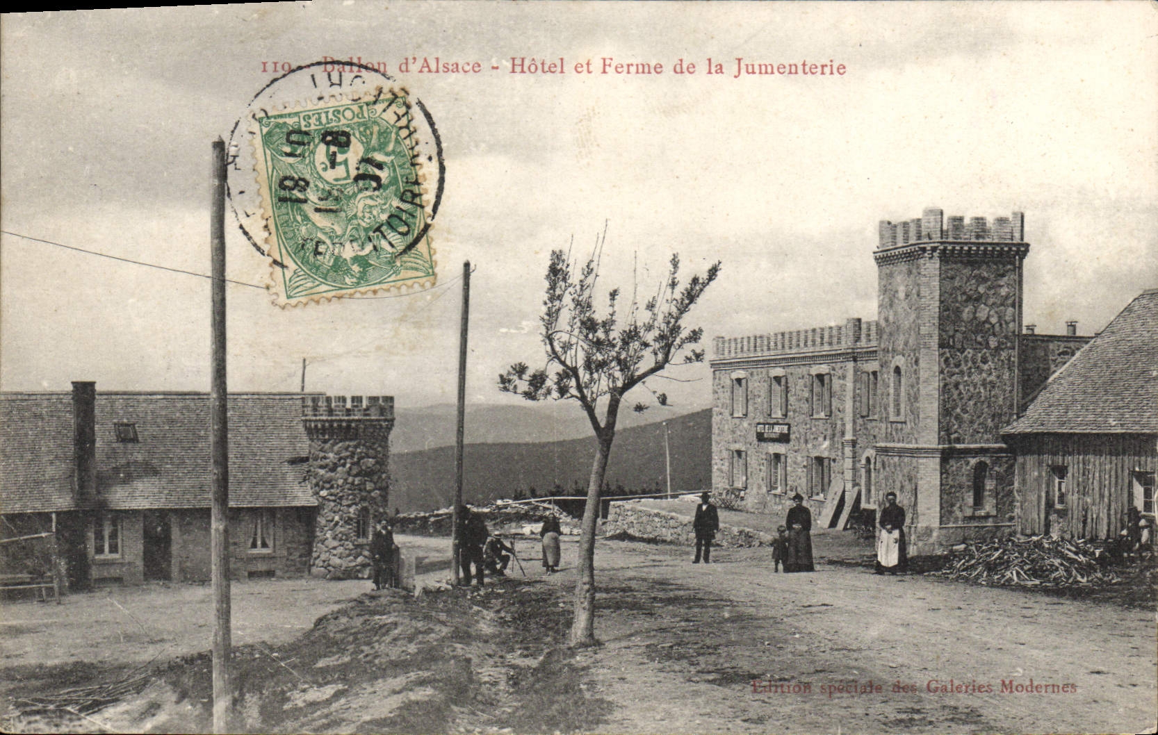 CPA Ballon d'Alsace Hotel et Ferine de la Jumenterie 